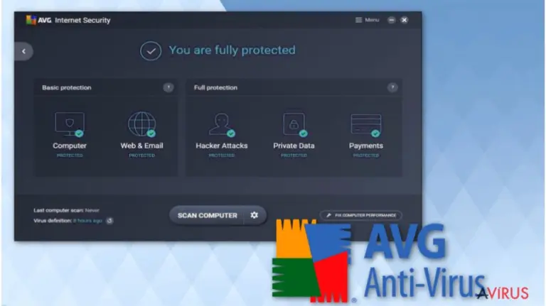 Employ AVG Antivirus software for free