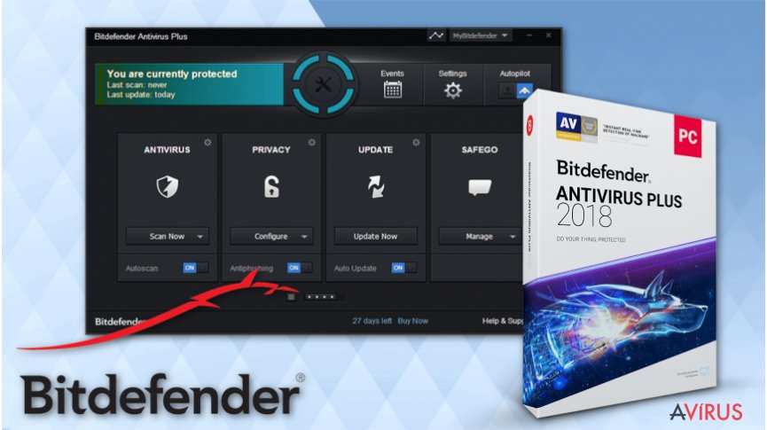 Try the free edition of BitDefender antivirus