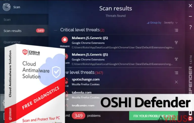 OSHI Defender in action