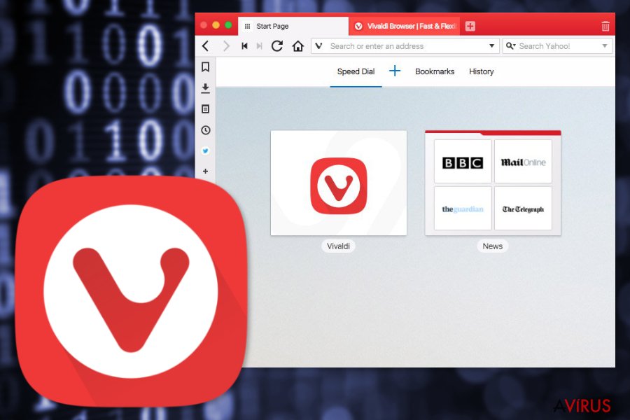Image of Vivaldi web browser
