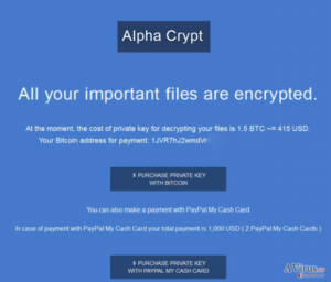 Alpha Crypt