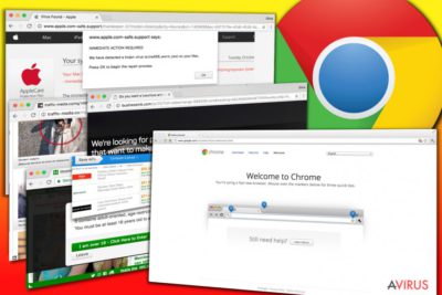 Példák Chrome adware-ek hirdetéseire
