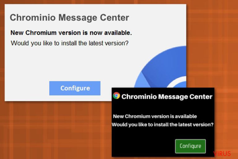 Chrominio Message Center vírus