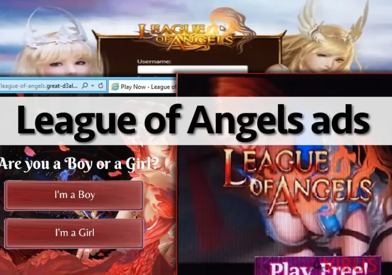 A few examples of League of Angels ads