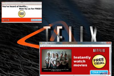 Netflix.com pop-up ads