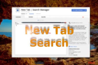 A New Tab Search a Chrome Web Store-ban