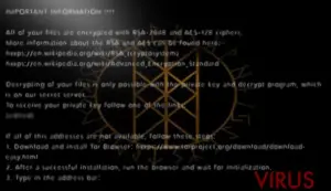 Odin virus easily encrypts files