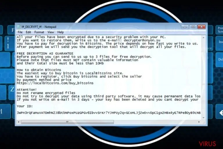 OnyonLock ransomware note