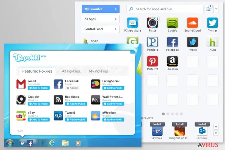 Pokki app screenshots