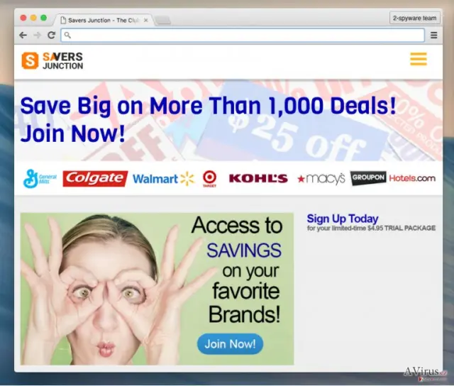 Official website of Savers Junction PUP
