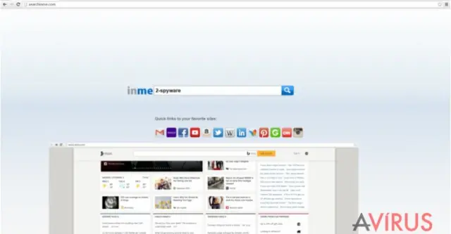 The screenshot of searchinme.com