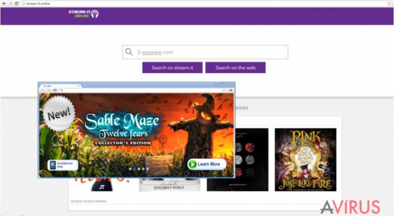 Stream-it.online vírus weboldala